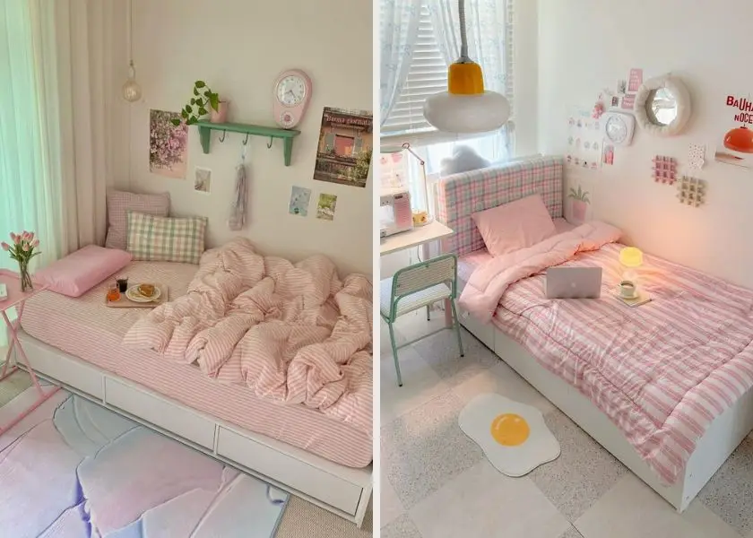 Kamar Estetik Wanita Warna Pink Nggak Norak